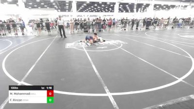 106 lbs Quarterfinal - Mustafa Mohammadi, Gallardo vs Fabian Rincon, Denning WC