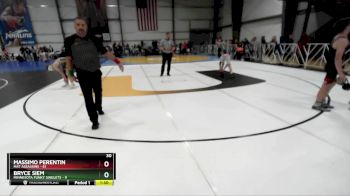 110 lbs Rd# 10- 4:00pm Saturday Final Pool - Bryce Siem, Minnesota Funky Singlets vs Massimo Perentin, Mat Assassins