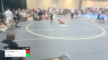 54 lbs 5th Place - Destin Hanaike Jr., Honolulu WC vs Maxwell Ellis, Red Wave WC