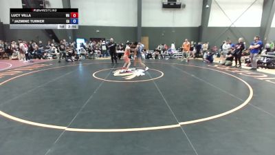 Junior Girls GR - 115 lbs Cons. Semis - Lucy Villa, WA vs Jazmine Turner, CA