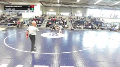 184 lbs Cons. Semi - Omori Lee, Greensboro vs Eamon Callaghan, Ithaca