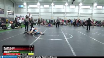 126 lbs Round 5 (10 Team) - Sebastian Chiesa, Rambler vs Tyler Clark, All American