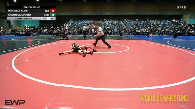 73 lbs Consolation - Maxwell Ellis, Iron Eagle Wrestling Club vs Kason ...