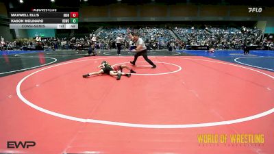 73 lbs Consolation - Maxwell Ellis, Iron Eagle Wrestling Club vs Kason Molinaro, Rising Sun Wrestling Club