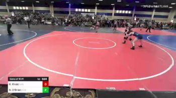 109 lbs Consi Of 16 #1 - Ruby Rivas, Catalines Wildcat WC vs Nyla O'Brien, Steelclaw