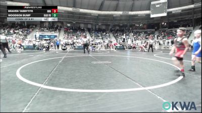 60 lbs Consi Of 8 #1 - Braven Tabbytite, HURRICANE WRESTLING ACADEMY vs Woodson Bump, Black Fox Wrestling Club