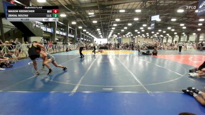 95 lbs Rr Rnd 3 - Mason Keesecker, Micky's Maniacs Blue vs Zekial Soltau, Elite Athletic Club Bad Boys