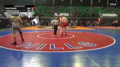 1A-4A 285 Champ. Round 1 - Stephen Walls, New Hope HS vs Noah Shedd, Vinemont High School
