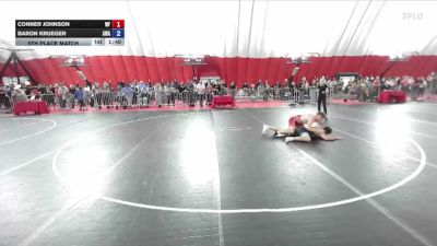 175 lbs 5th Place Match - Conner Johnson, Wrestling Factory vs Baron Krueger, Askren Wrestling Academy
