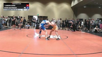 157 lbs Champ. Rd Of 32 - Landon Johns vs Jason Gautreaux, Savage Wrestling Academy