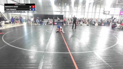 U20 Women - 62 lbs Champ. Round 3 - Meredith Nash, NV vs Isis France, AZ