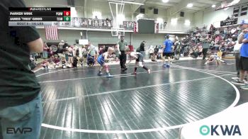 100 lbs Round Of 16 - Parker Wink, Ponca City Wildcat Wrestling vs James "Tres" Gibbs, Team Guthrie Wrestling