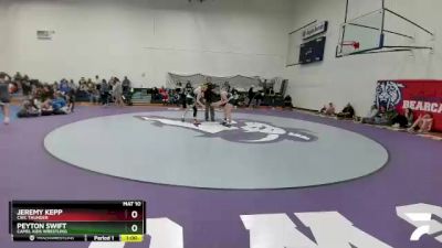 130-136 lbs Round 4 - Jeremy Kepp, CWC Thunder vs Peyton Swift, Camel Kids Wrestling