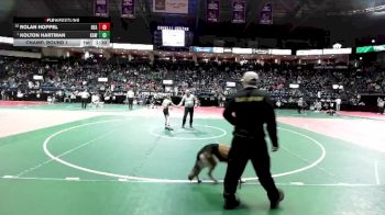 85 lbs Champ. Round 1 - Kolton Hartman, KAWA vs Rolan Hoppel, BEA2