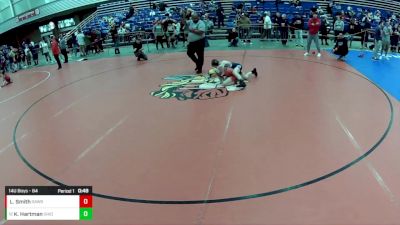 14U Boys - 84 lbs Cons. Round 4 - Kolton Hartman, Ohio vs Logan Smith, Rampage Wrestling