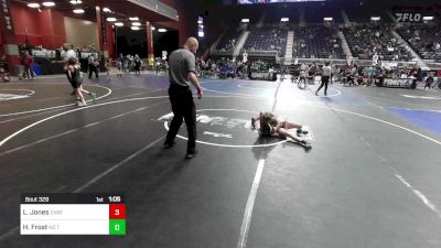 80 lbs Rr Rnd 3 - Lily Jones, Chatfield WC vs Hunter Frost, No Team