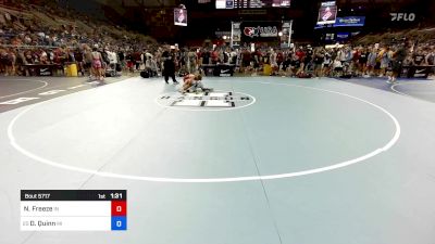 100 lbs Rnd Of 64 - Nicholas Freeze, IN vs Donovan Quinn, MI