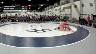 85 lbs Round 1 (6 Team) - Georgie Dipsey, Ruthless Wrestling Club vs Nick Beauchamp, Indiana Outlaws