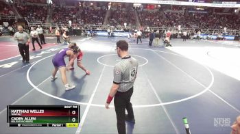 II-215 lbs Cons. Round 4 - Matthias Welles, Waverly vs Caden Allen, Bolivar Richburg