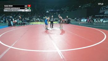6A Boys 138 lbs Champ. Round 1 - Elias Rush, Roseburg Boys vs Cassius Lesperance, Grant Boys