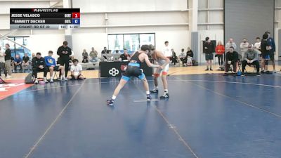 120 lbs Champ. Rd Of 32 - Jesse Velasco, OCRTC vs Emmett Decker, Outlaw