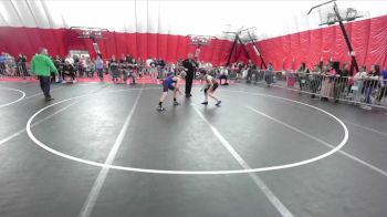 110 lbs Cons. Round 2 - Corbin Durst, Top Dawgs Wrestling vs Kale Crass, Weigh-in Club