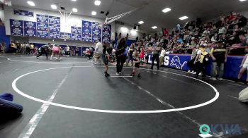 37 lbs Rr Rnd 2 - Amos Boyd, Harrah Little League Wrestling vs Sampson Hill, Chandler Takedown Club