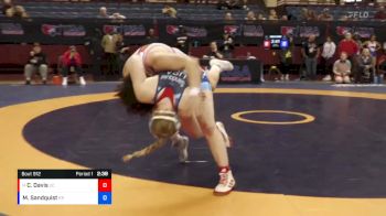 68 lbs Cons. Round 2 - Caitlyn Davis, South Carolina vs Madison Sandquist, Rise RTC