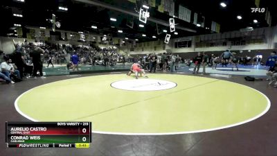 215 lbs Cons. Round 4 - Aurelio Castro, Central East vs Conrad Weis, Carlsbad