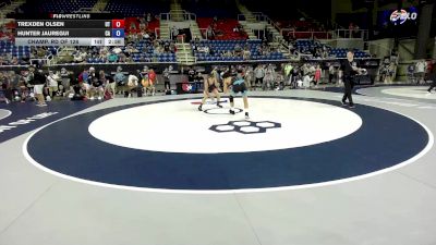 120 lbs Champ. Rd Of 128 - Trexden Olsen, UT vs Hunter Jauregui, CA