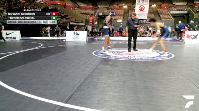 Cadet Boys Lower - 120 lbs Champ. Round 2 - Jeremiah Smith vs Eric Lopez