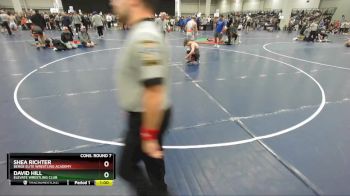 120 lbs Cons. Round 7 - David Hill, Elevate Wrestling Club vs Shea Richter, Berge Elite Wrestling Academy