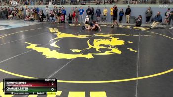 119 lbs Semifinal - Charlie Lester, Kodiak Wrestling Club vs Rowyn Mayer, Pioneer Grappling Academy