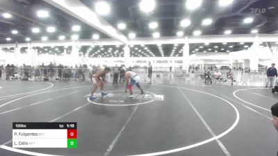 100 lbs Rr Rnd 5 - Peter Fulgentes, No Team vs Luis Celis, No Team