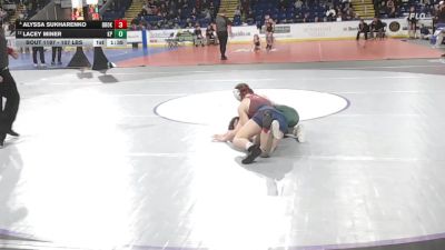 107 lbs 5th Place - Alyssa Sukharenko, Brookline vs Lacey Miner, King Philip