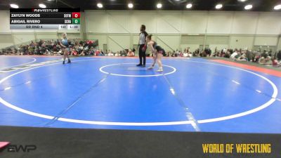 120 lbs Rr Rnd 4 - Zaylyn Woods, SOTM Big vs Abigail Rivero, Scrappers 7-12