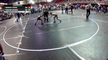 62 lbs Cons. Semi - Graham Hansen, Syracuse Mat Club vs Jedidiah Young, Nebraska Wrestling Academy