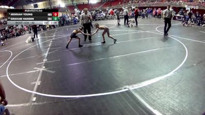 62 lbs Cons. Semi - Graham Hansen, Syracuse Mat Club vs Jedidiah Young, Nebraska Wrestling Academy