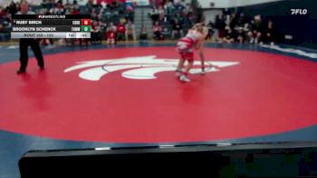 120 lbs Cons. Round 2 - Brooklyn Schenck, Tumwater (Girls) vs Ruby Birch, Castle Rock (Girls)