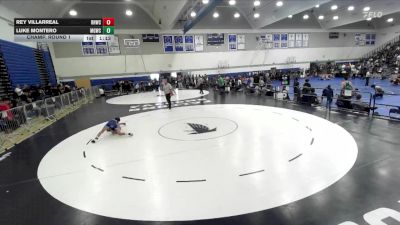 106 lbs Champ. Round 1 - Rey Villarreal, Rolling Hills Wrestling Club vs Luke Montero, Monster Garage Wrestling Club