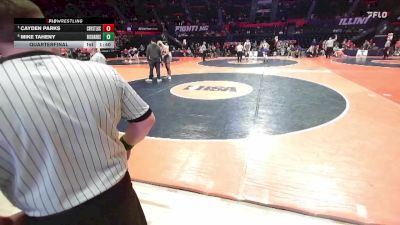 2A 190 lbs Quarterfinal - Cayden Parks, Crystal Lake (Central) vs Mike Taheny, Oak Lawn (Richards)