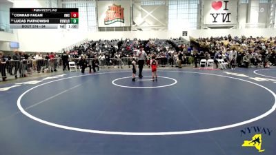 54 lbs Champ. Round 2 - Conrad Fagan, Baldwinsville Wrestling Club vs Lucas Piatkowski, Newark Youth Wrestling Club (Western Region)