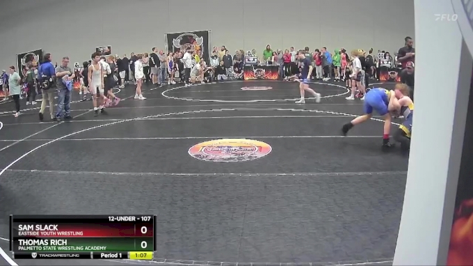 107 lbs Cons. Semi - Sam Slack, Eastside Youth Wrestling vs Thomas Rich ...