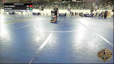 49 lbs Consi Of 8 #1 - Cole Terrell, Shelton Wrestling Academy vs Eli Dicus, Raw Wrestling Club