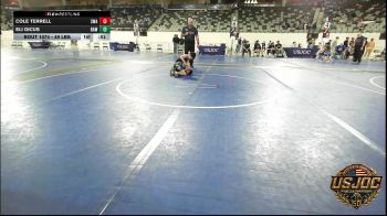 49 lbs Consi Of 8 #1 - Cole Terrell, Shelton Wrestling Academy vs Eli Dicus, Raw Wrestling Club