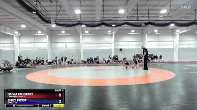 130 lbs Finals (2 Team) - Olivia Messerly, Campbellsville vs Emily Frost, Iowa