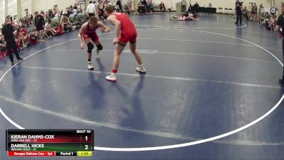 150 lbs Finals (8 Team) - Kieran Dahms-Cox, Iowa USA Red vs Darrell Hicks, Indiana Gold