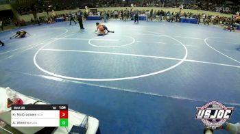 112 lbs Round Of 16 - Kanon McCracken, Highlander Youth Wrestling vs Ashton Weems, Husky Wrestling Club