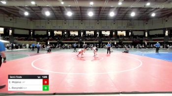 144 lbs Semifinal - Ethan Mojena, Lake Highland Prep vs Logan Rozynski, Blair Academy