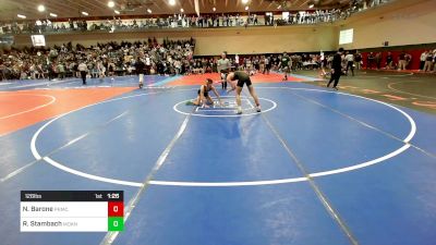 126 lbs Round Of 32 - Nick Barone, Paramus Catholic vs Ryder Stambach, Morris Knolls